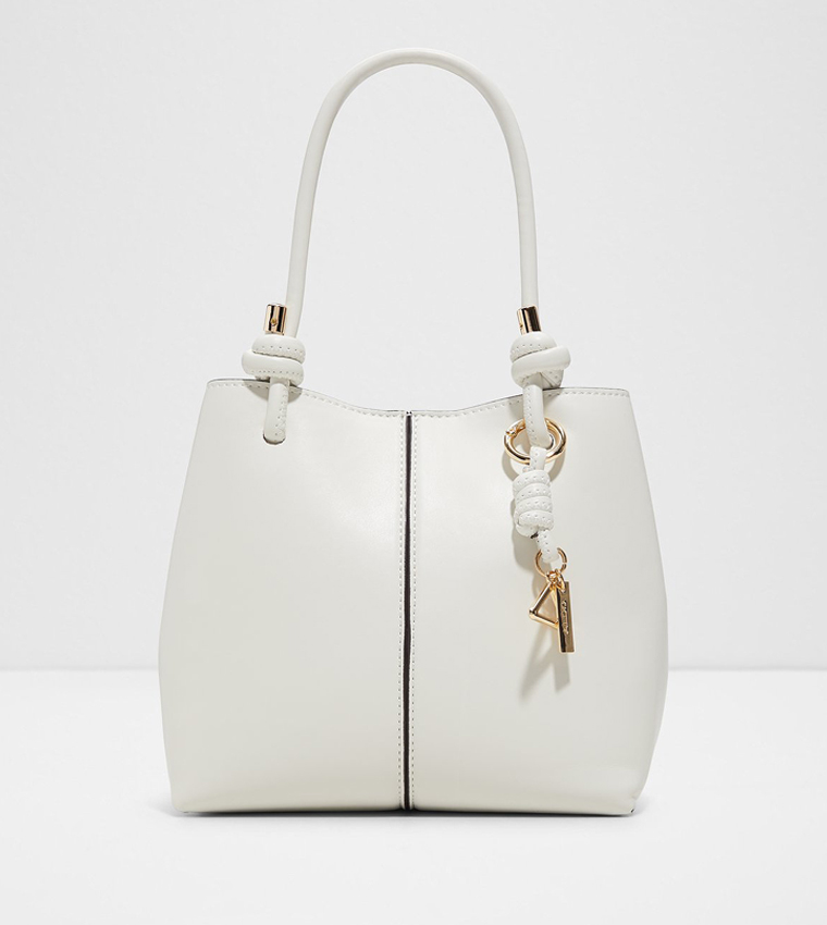 EVIELILY Logo Charm Satchel Bag