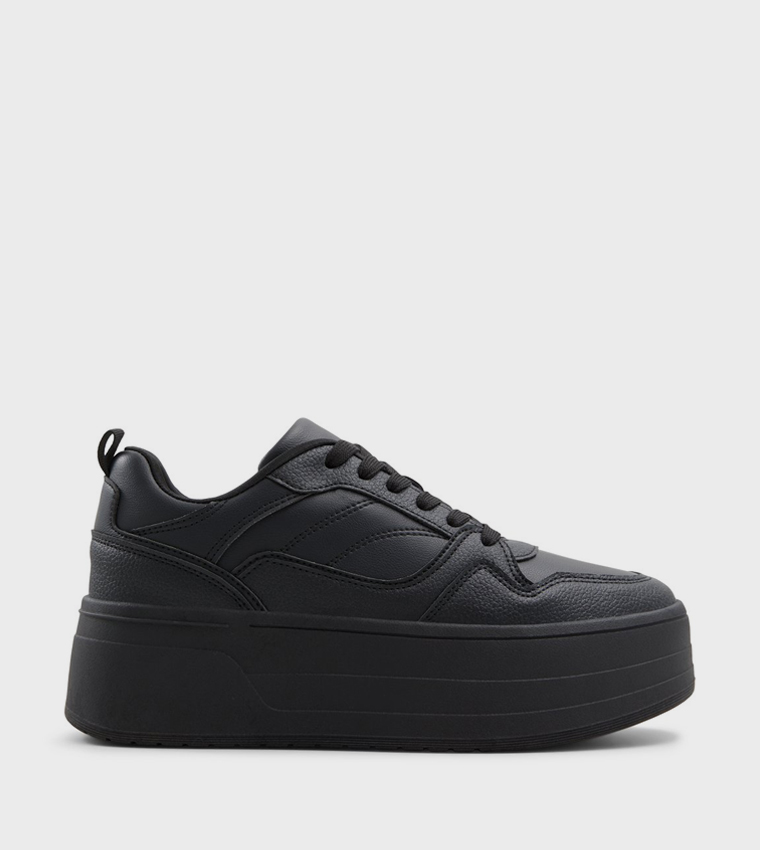 EVIIE Lace Up Platform Sneakers