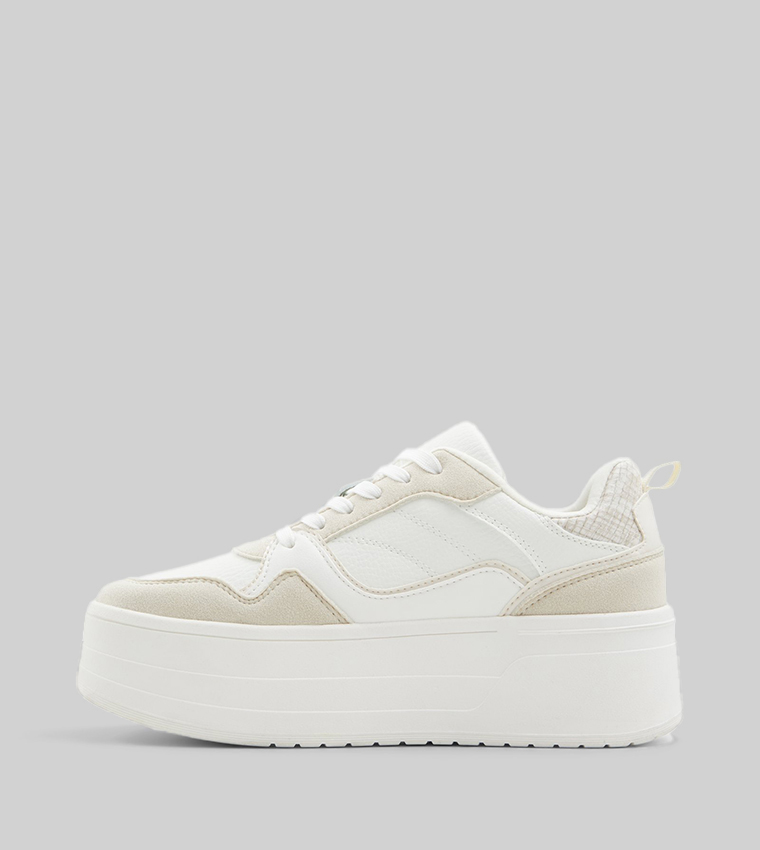 EVIIE Flatform Lace-Up Sneakers