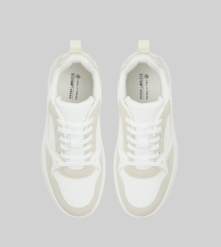 EVIIE Flatform Lace-Up Sneakers