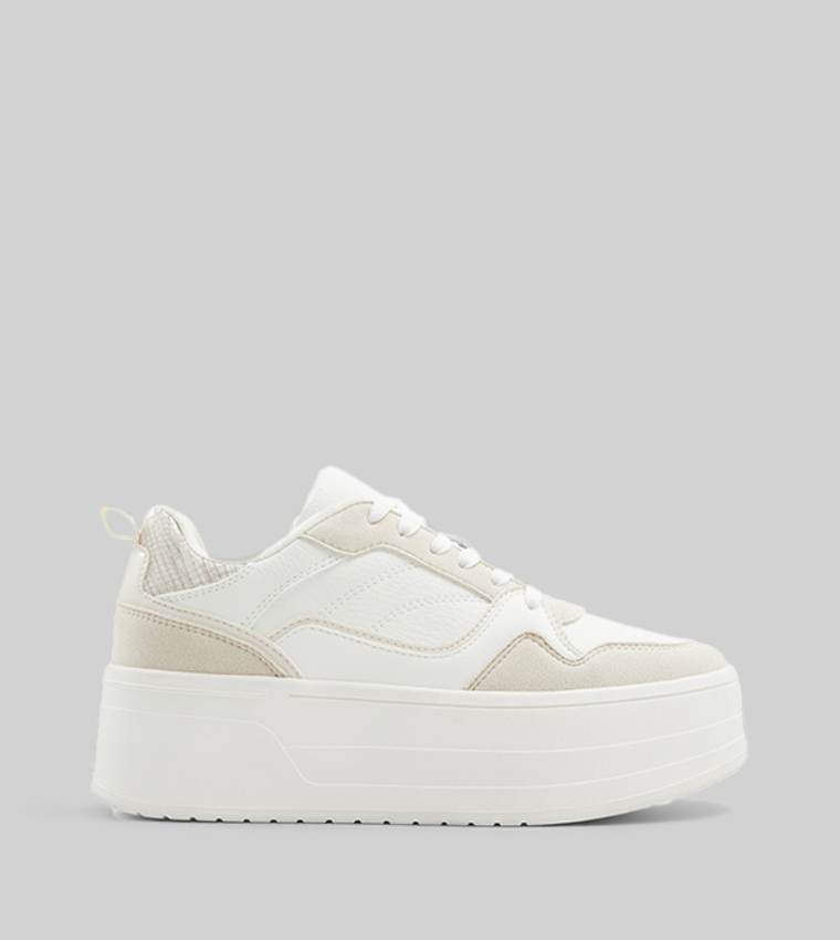 EVIIE Flatform Lace-Up Sneakers