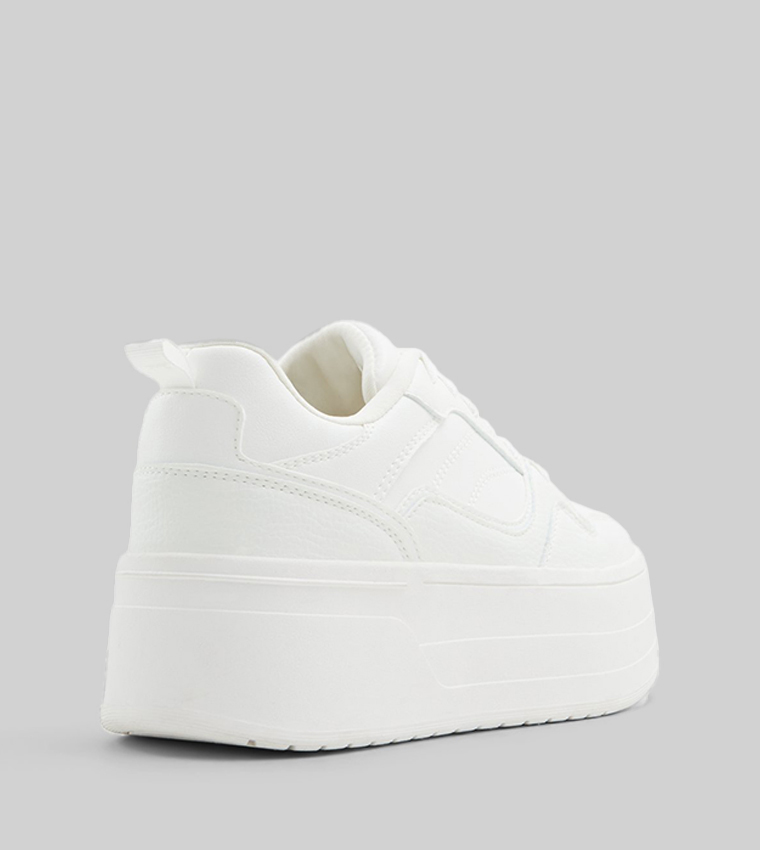 EVIIE Flatform Lace-Up Sneakers