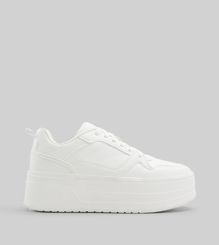 EVIIE Flatform Lace-Up Sneakers