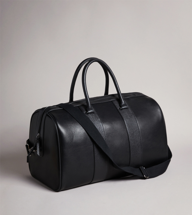 Contrast Trim Duffle Bag