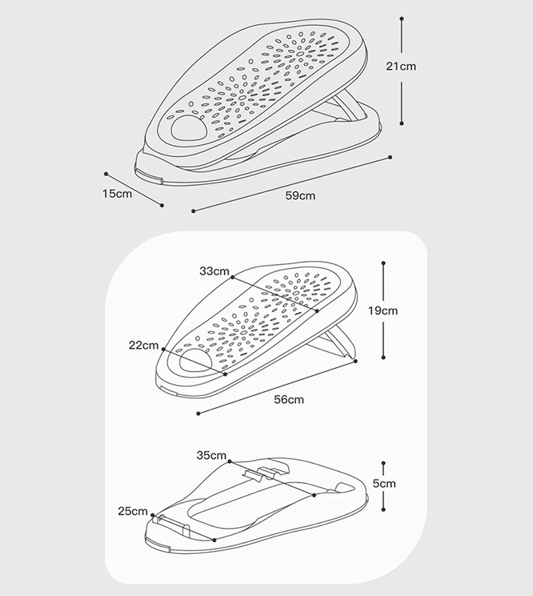Soft Bath Support 3 Stage Bather
