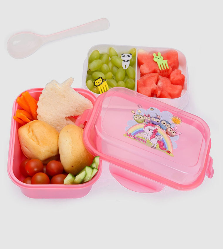 Unicorn Bento Boxes with Handle Spoon