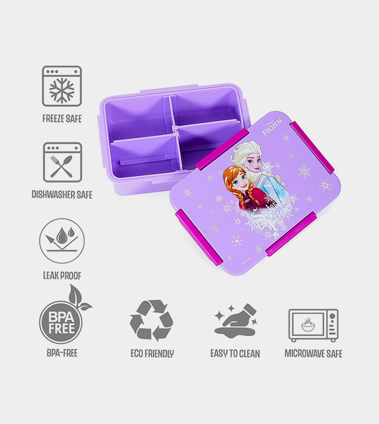 Disney Frozen Princess 1/2/3/4 Compartment Convertible Bento Lunch Box
