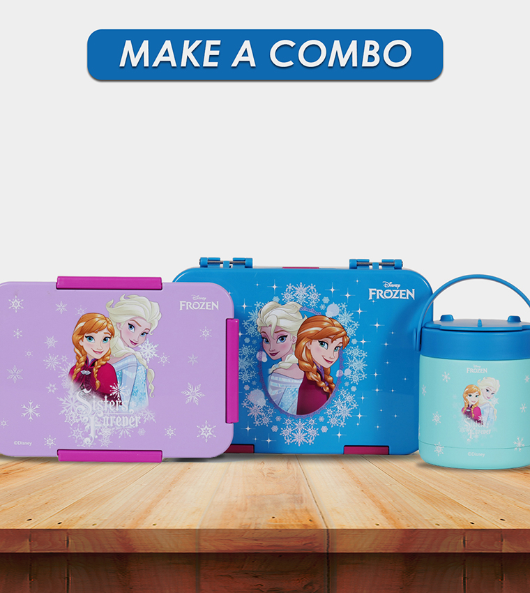 Disney Frozen Princess 1/2/3/4 Compartment Convertible Bento Lunch Box