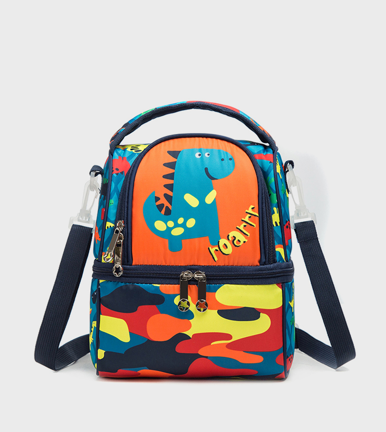 Dinosaur Printed Lunch and Picnic Bag