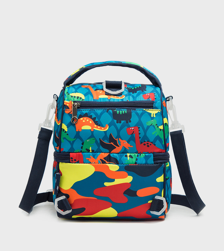 Dinosaur Printed Lunch and Picnic Bag
