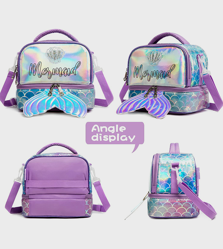 Mermaid Printed Lunch Bag