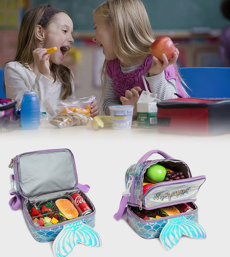 Mermaid Printed Lunch Bag