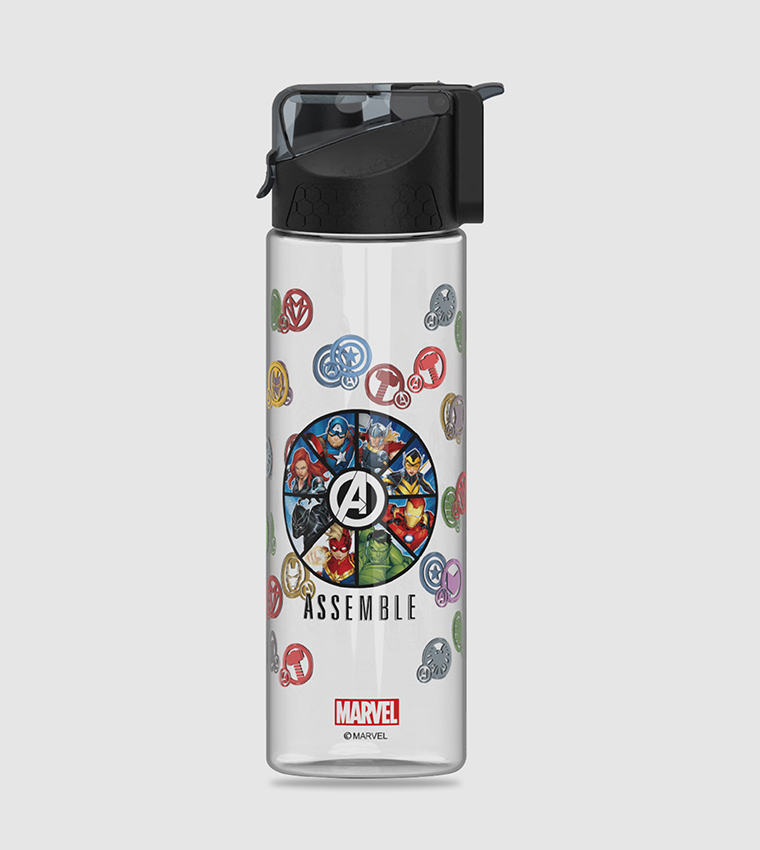 Marvel Heroes Grid Stainless Steel Water Bottle