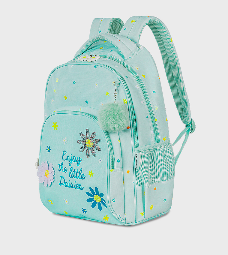 3-Piece 17" School Bag with Lunch Bag and Pencil Pouch - Little Daisy