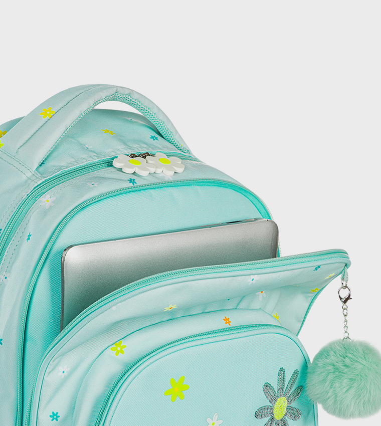 3-Piece 17" School Bag with Lunch Bag and Pencil Pouch - Little Daisy