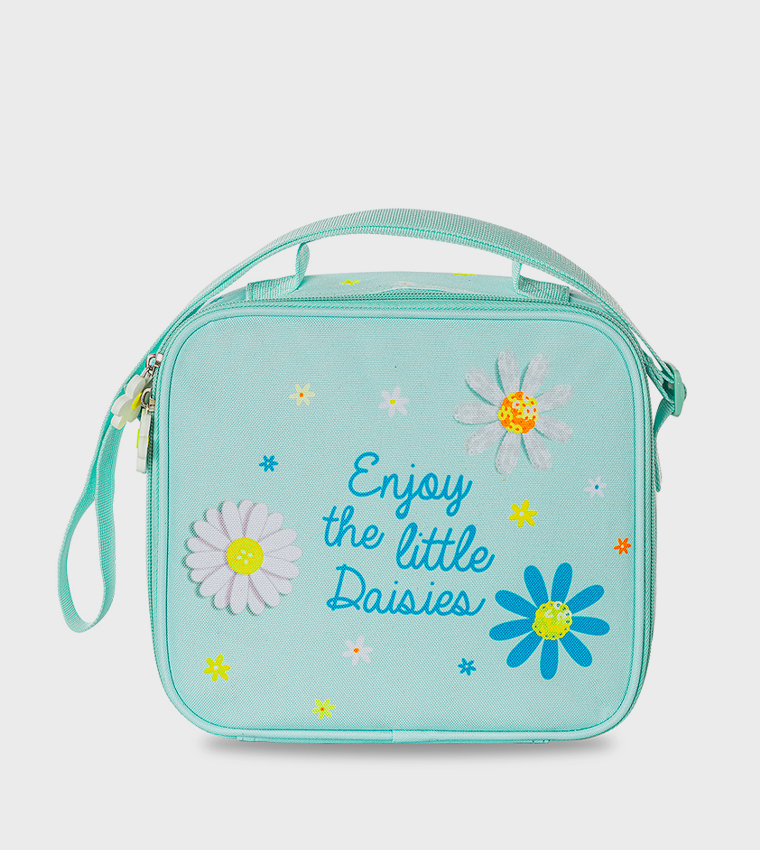 3-Piece 17" School Bag with Lunch Bag and Pencil Pouch - Little Daisy
