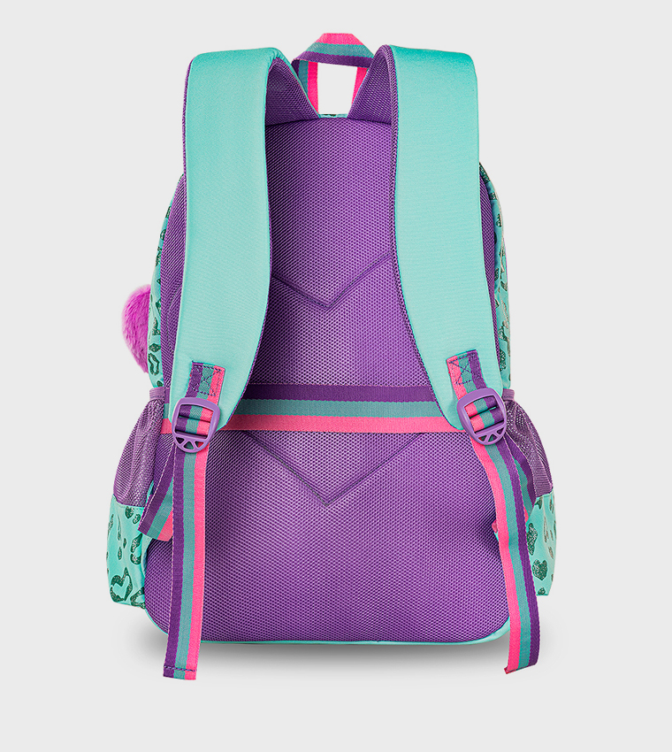 3-Piece 17" School Bag with Lunch Bag and Pencil Pouch - Love