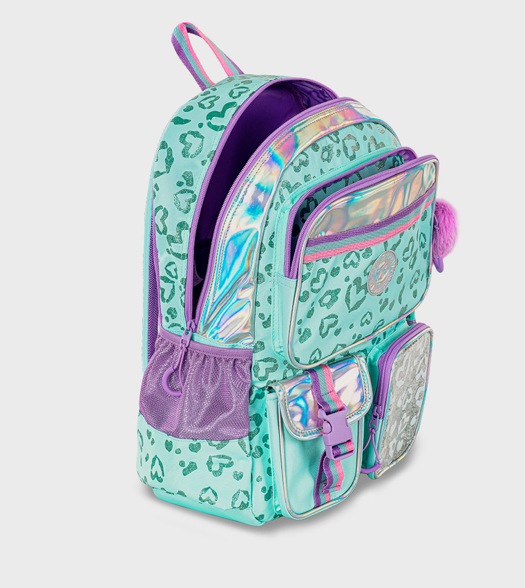 3-Piece 17" School Bag with Lunch Bag and Pencil Pouch - Love