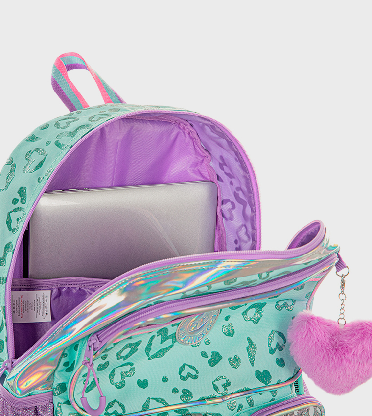 3-Piece 17" School Bag with Lunch Bag and Pencil Pouch - Love