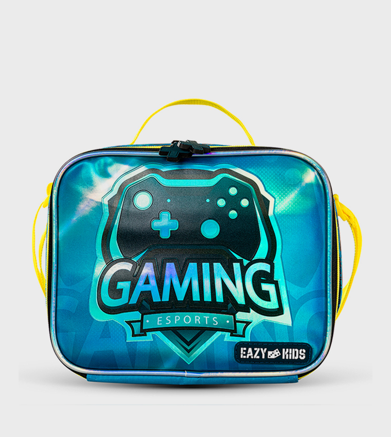 3-Piece 16" Backpack Set with Lunch Bag and Pencil Case - Gaming