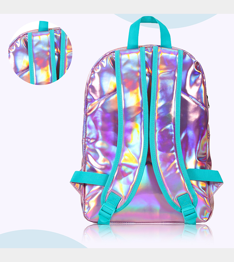 Mermaid Love Printed Set of 3School Bag, Lunch Bag and Pencil Case, 17 Inch