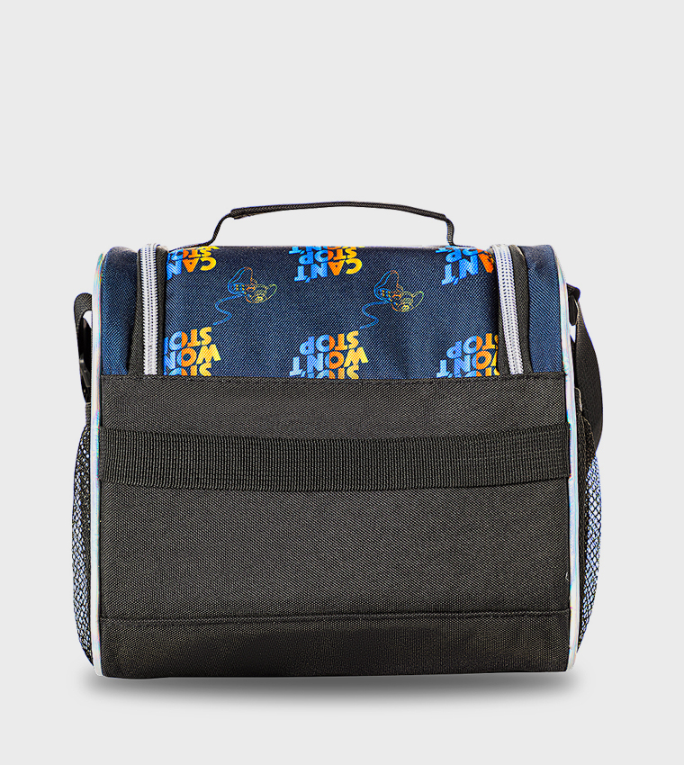 18" 4-Wheel Trolley School Bag Set with Lunch Bag and Pencil Case - Gamer Edition