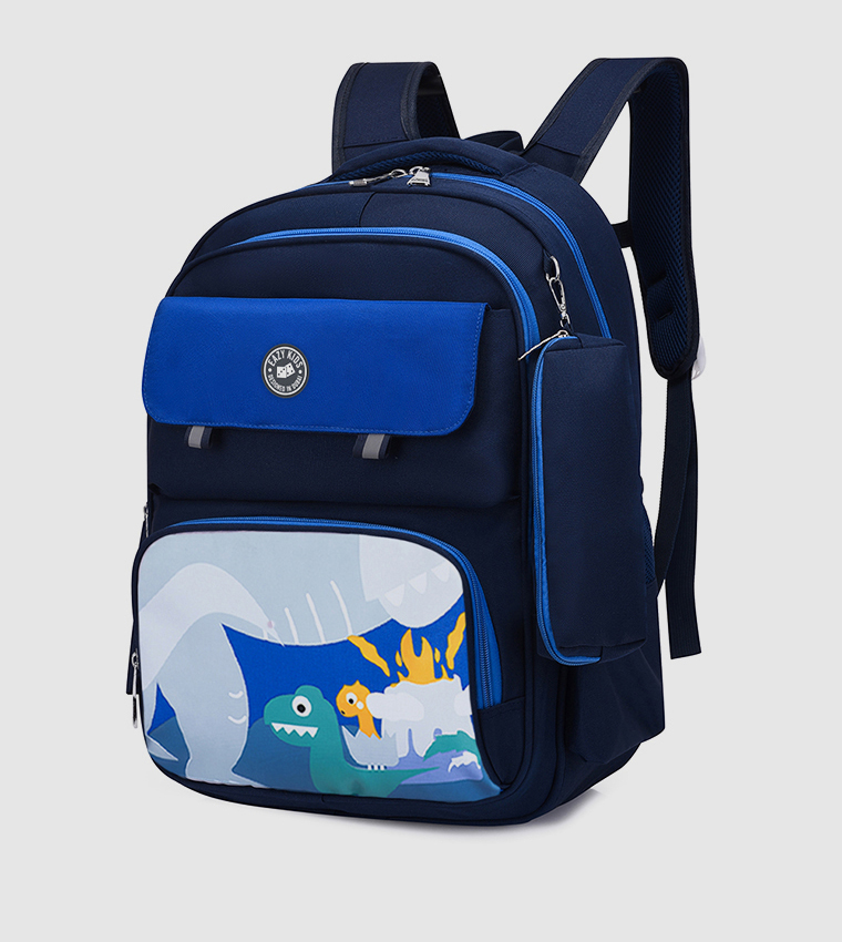 Dino School Bag with Pencil Case