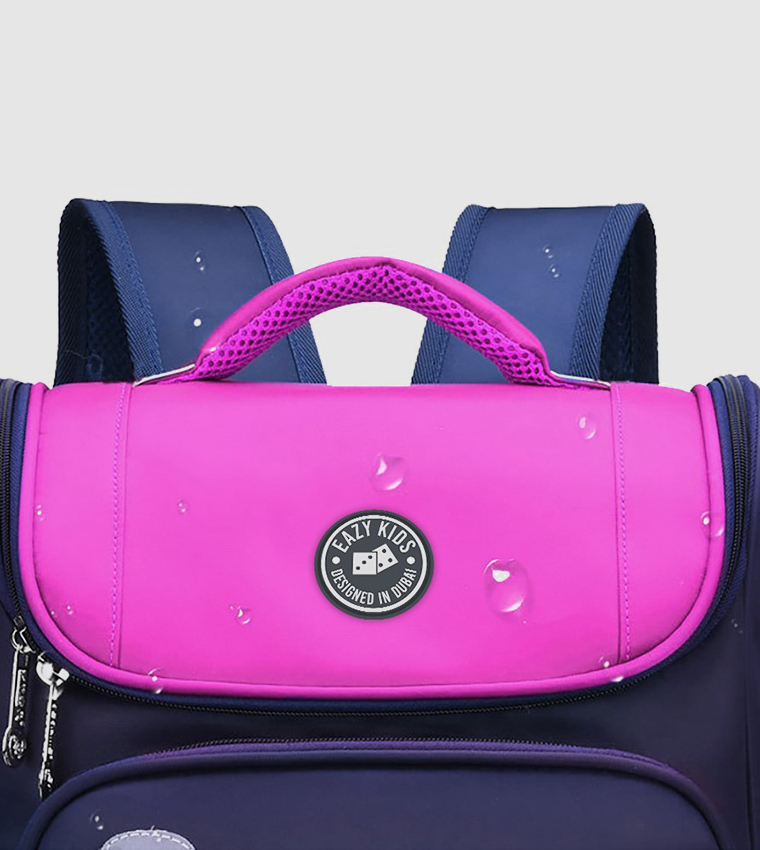 Eazy Kids Ergonomic School Bag-Pink