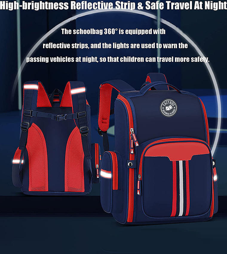 Back To School - Ergonomic School Backpack, 16 Inch