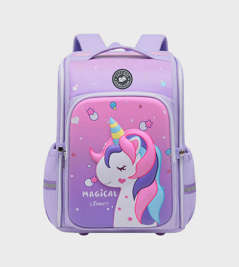 Buy Eazy Kids Back To School Magical Unicorn School Backpack 16 Inch In Pink 6thStreet Saudi Arabia