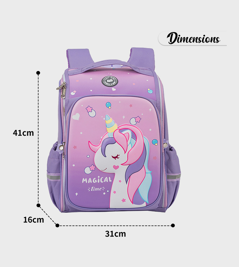 Back To School - Magical Unicorn School Backpack, 16 Inch