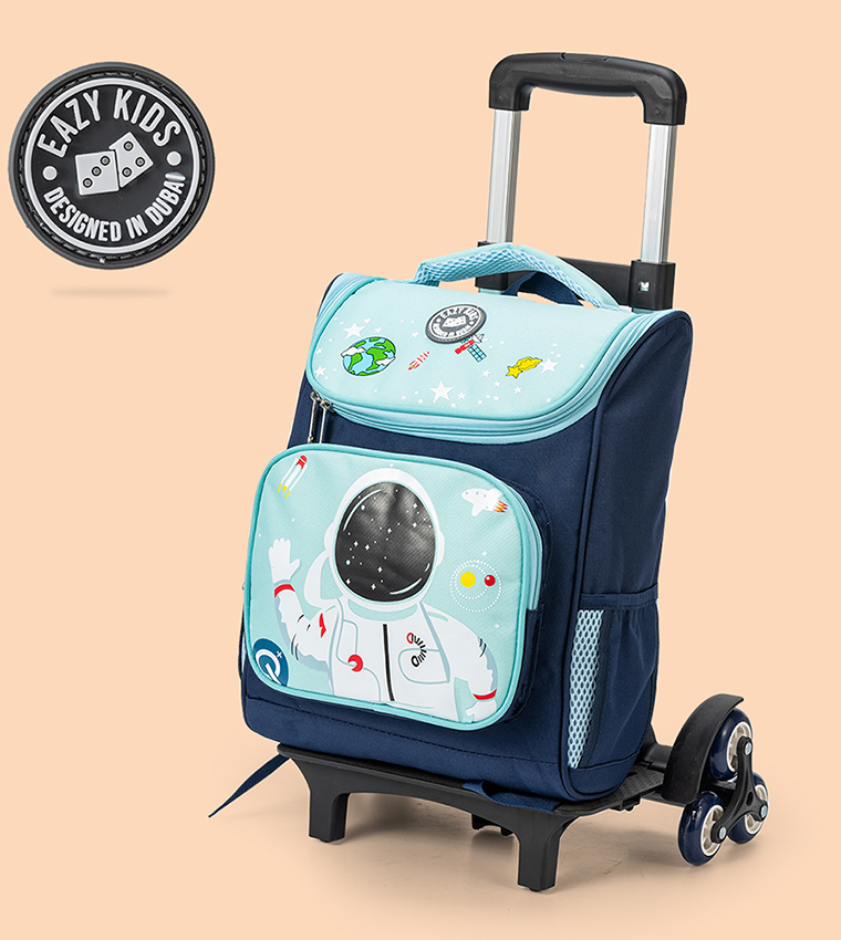 Back To School - Astronaut Space Printed School Backpack, 16 Inch