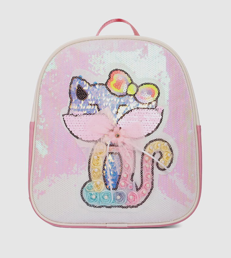 Sequin 2024 cat backpack