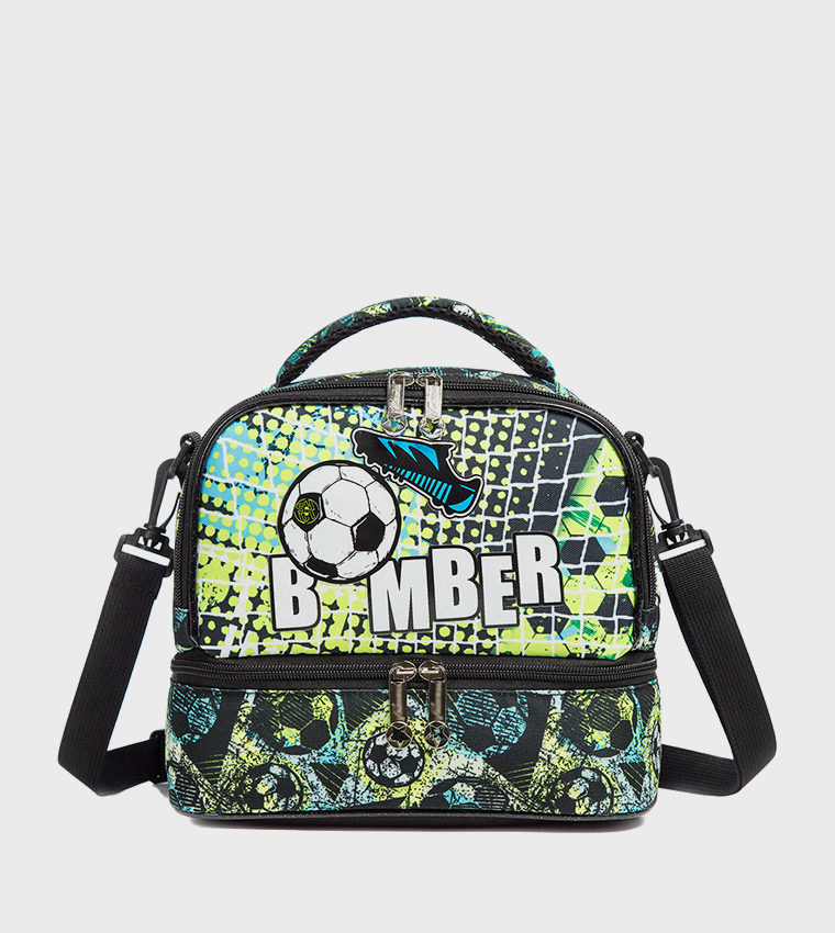 Football Printed Lunch Bag