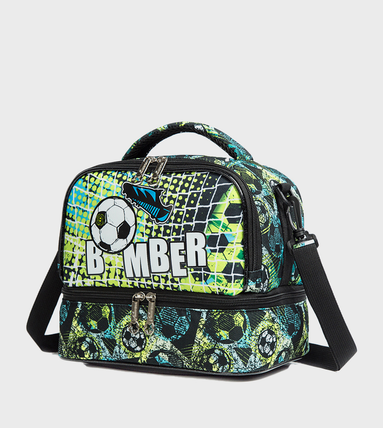 Football Printed Lunch Bag