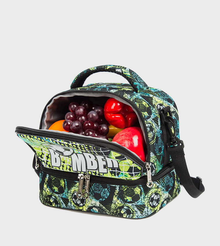 Football Printed Lunch Bag