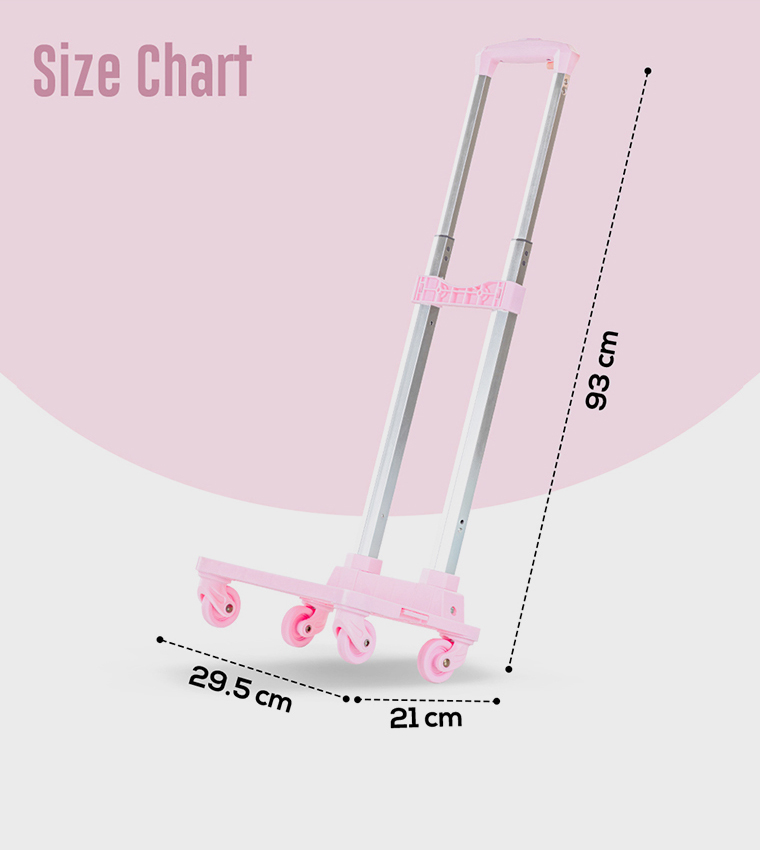 4-Wheel School Bag Trolley