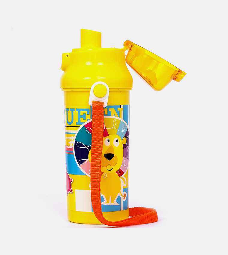 Printed Water Bottle - Yellow/Pokémon - Kids