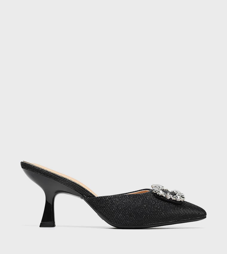 Embellished Pointed Toe Pumps