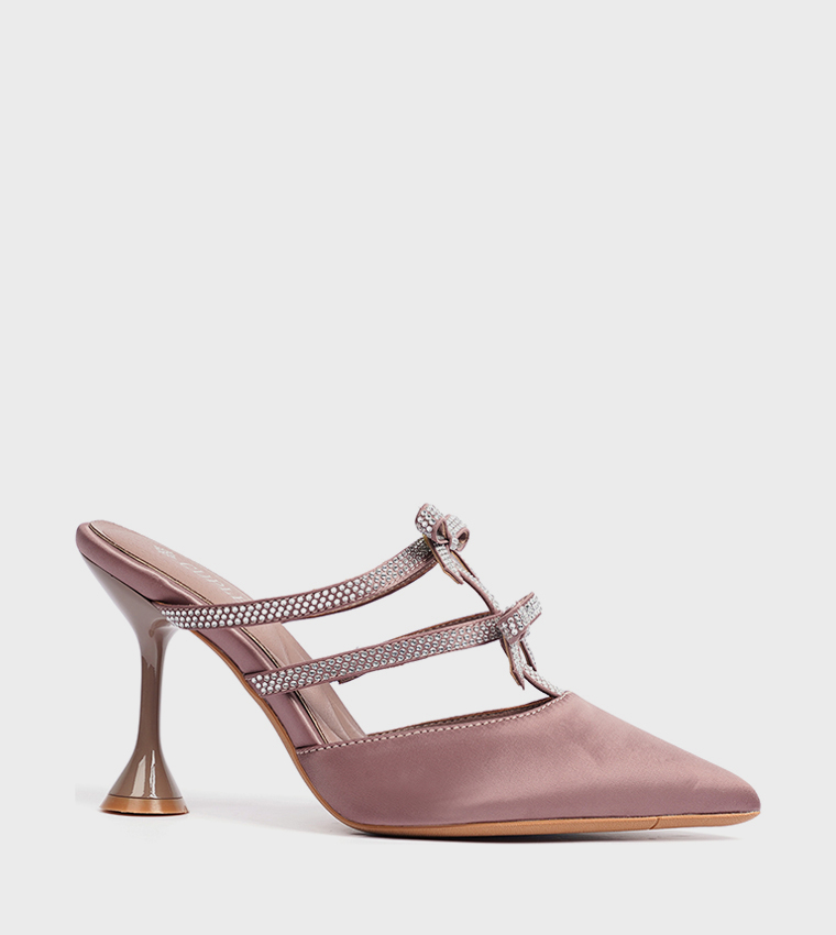 Embellished Pointed Toe Pumps
