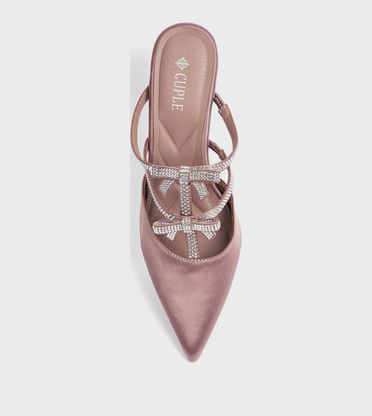 Embellished Pointed Toe Pumps