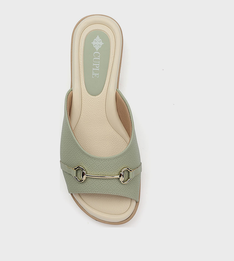 Horsebit Open Toe Heeled Sandals