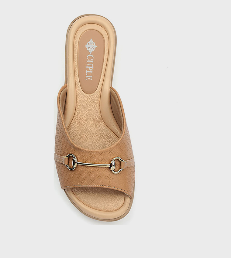 Horsebit Open Toe Heeled Sandals