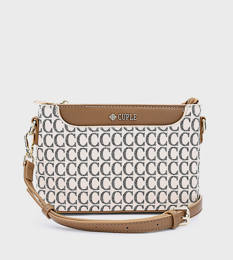 SOFT Logo Patterned Crossbody Bag
