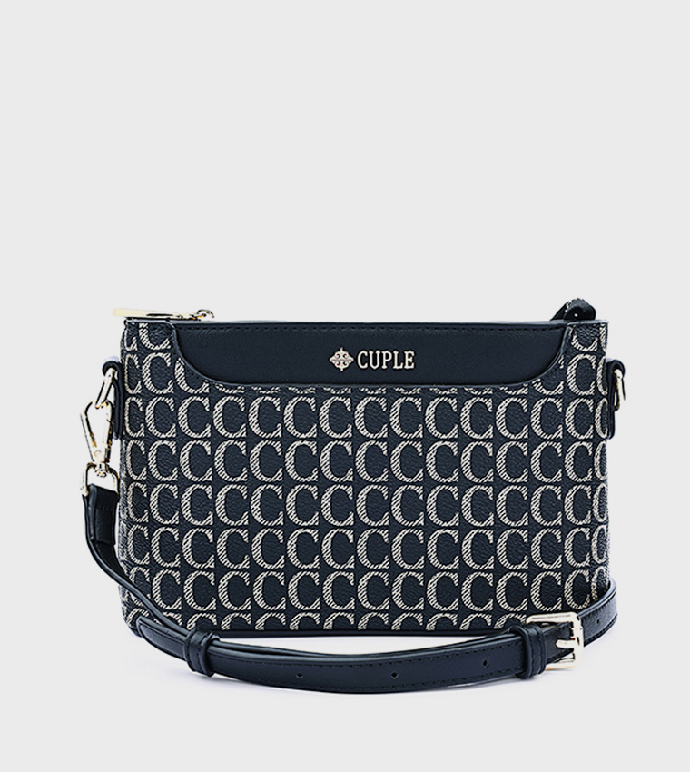 SOFT Logo Patterned Crossbody Bag