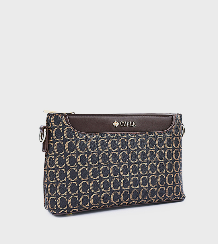 SOFT Logo Patterned Crossbody Bag