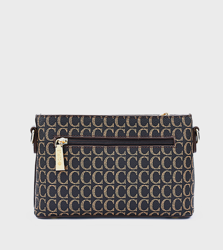 SOFT Logo Patterned Crossbody Bag