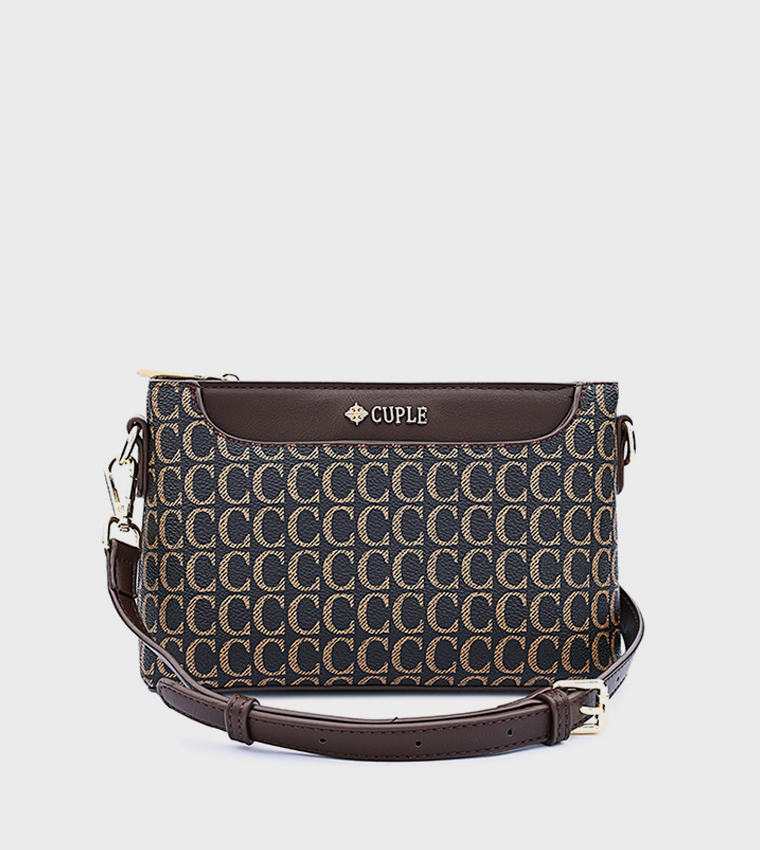 SOFT Logo Patterned Crossbody Bag