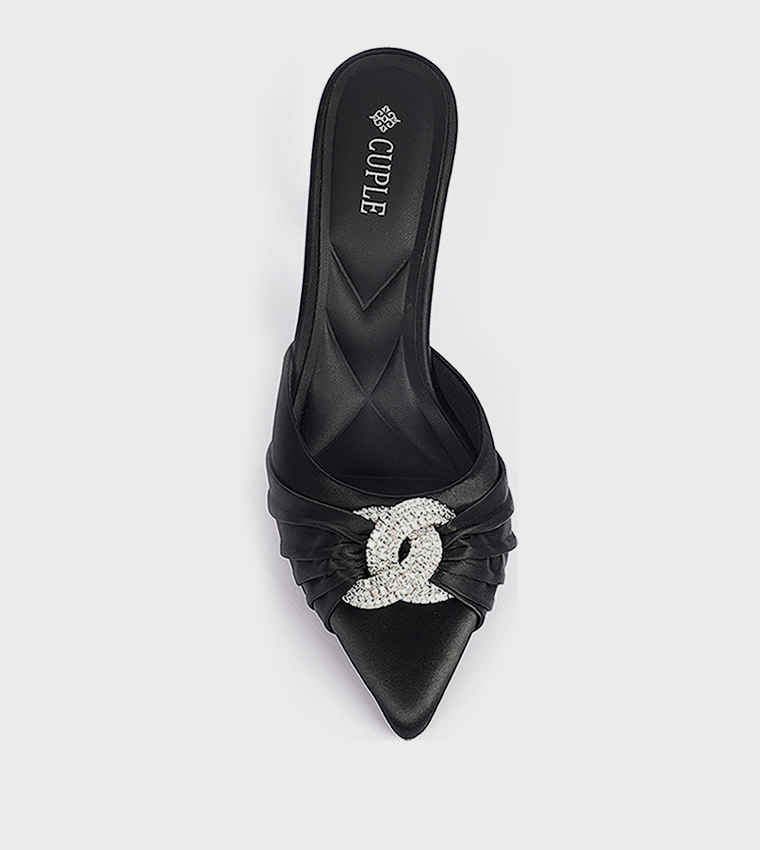 Embellished Pointed Toe Pumps