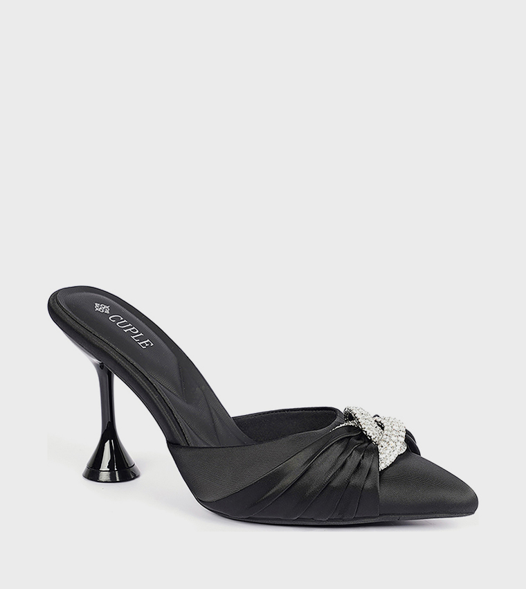 Embellished Pointed Toe Pumps
